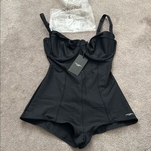 SKIMS dolce and gabbana Black Bodysuit